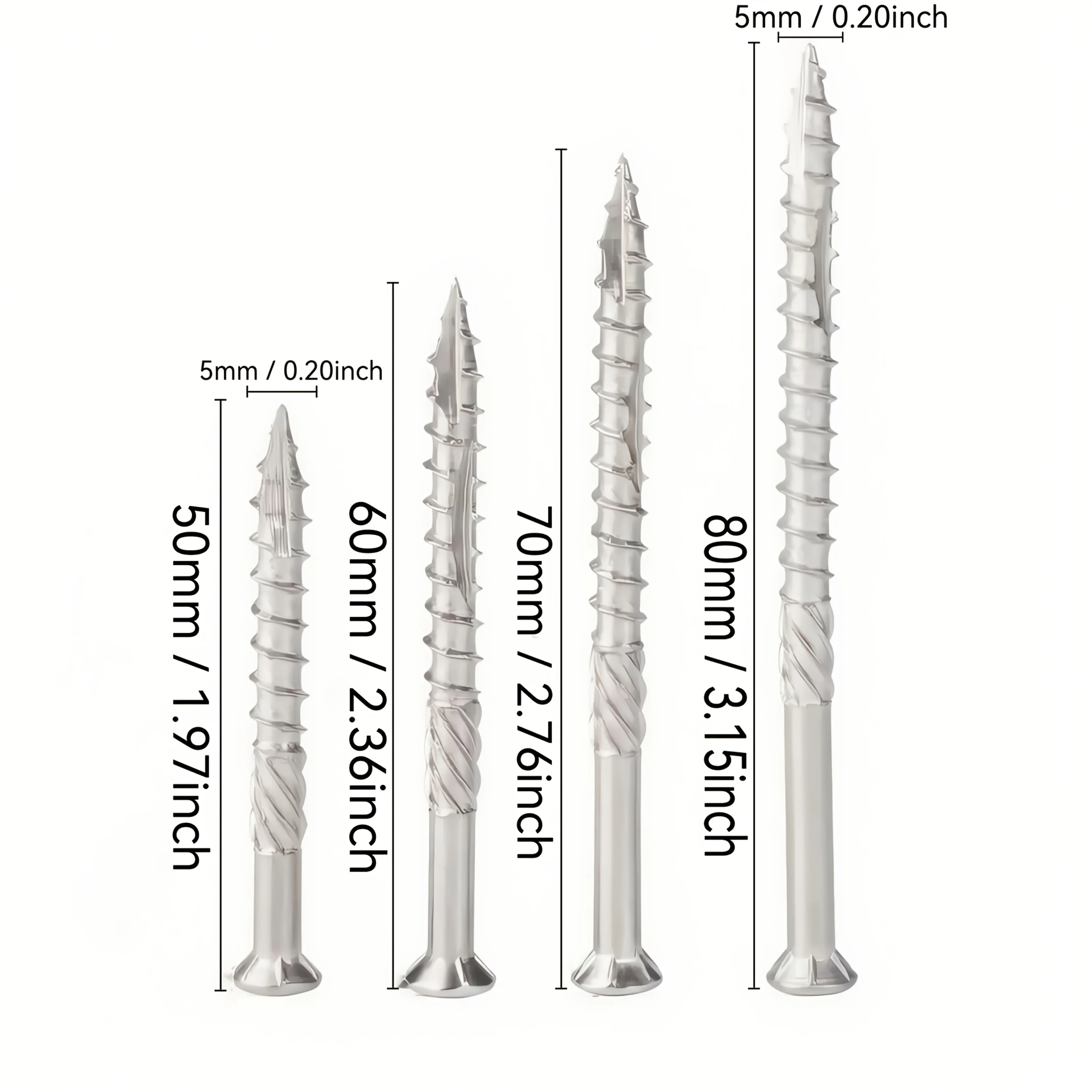 36 buah (empat ukuran) sekrup - Deck Screw Stainless ulasan dan harga
