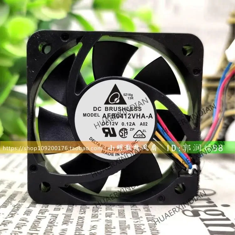 

New AFB0412VHA-A 4010 4CM 12V 0.12A 4 PWM Cooling Fan Assembly Kit