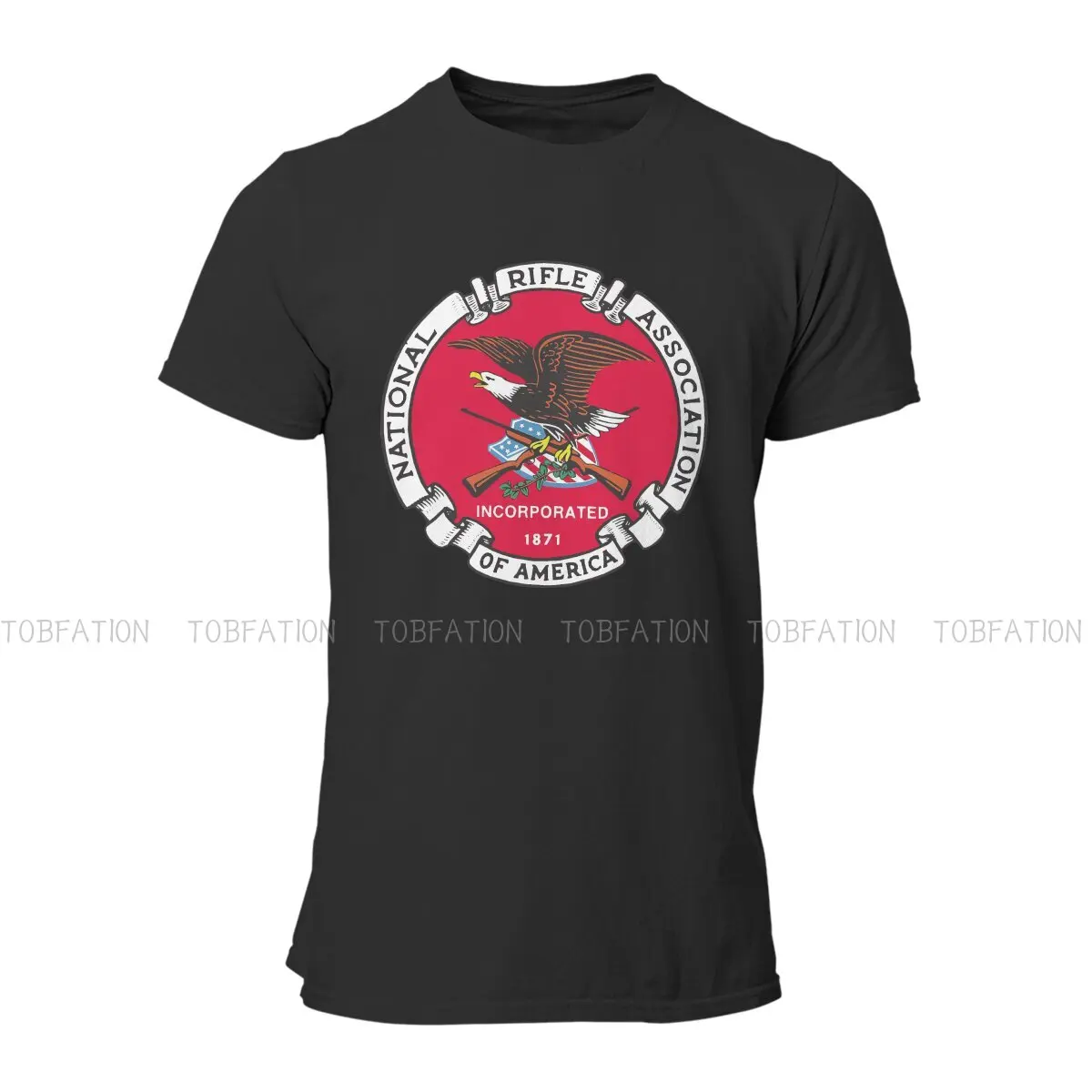 National Rifle Association  Unique TShirt The National Flag Top Quality Hip Hop Graphic  T Shirt Short Sleeve Ofertas