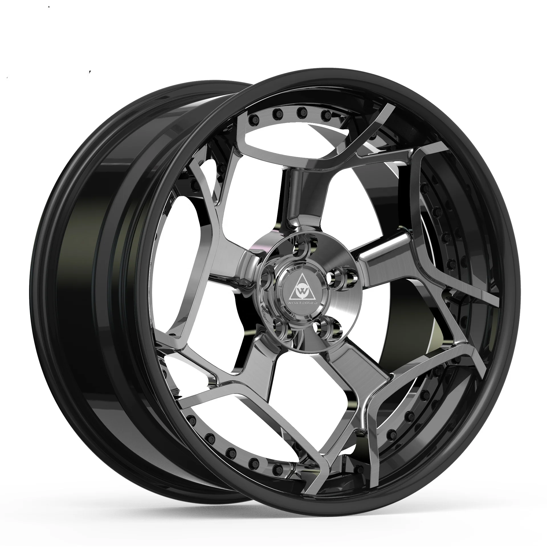 

Racing Car Wheels Rims Polished Forged Alloy for Zeekr Nio Tesla Byd Aluminum Lightweight Hot Selling Customized 2 Piece 3 Piece