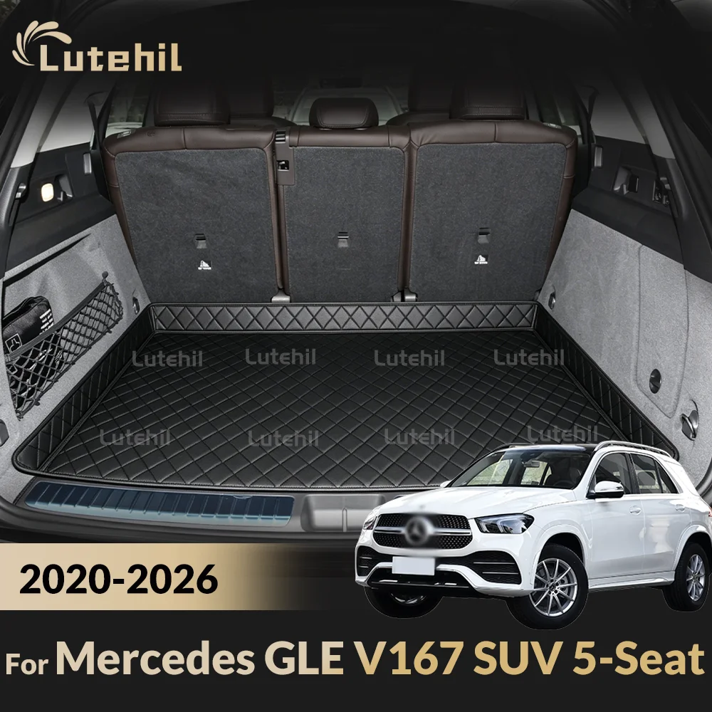 

For Mercedes Benz GLE Class W167 V167 SUV 5-Seat 2020-2026 25 24 23 3D Car Trunk Mat Cargo Liner Carpet Interior Accessories