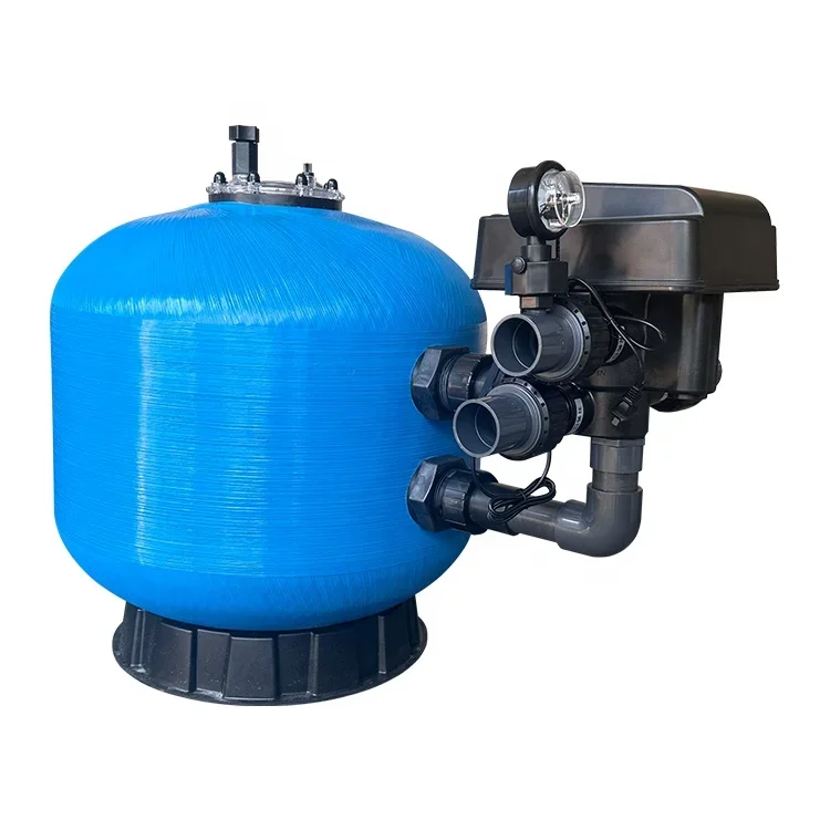 Automatic Backwash Side Mount Fiberglass Swim Pool Sand Filter with Automatic Valve