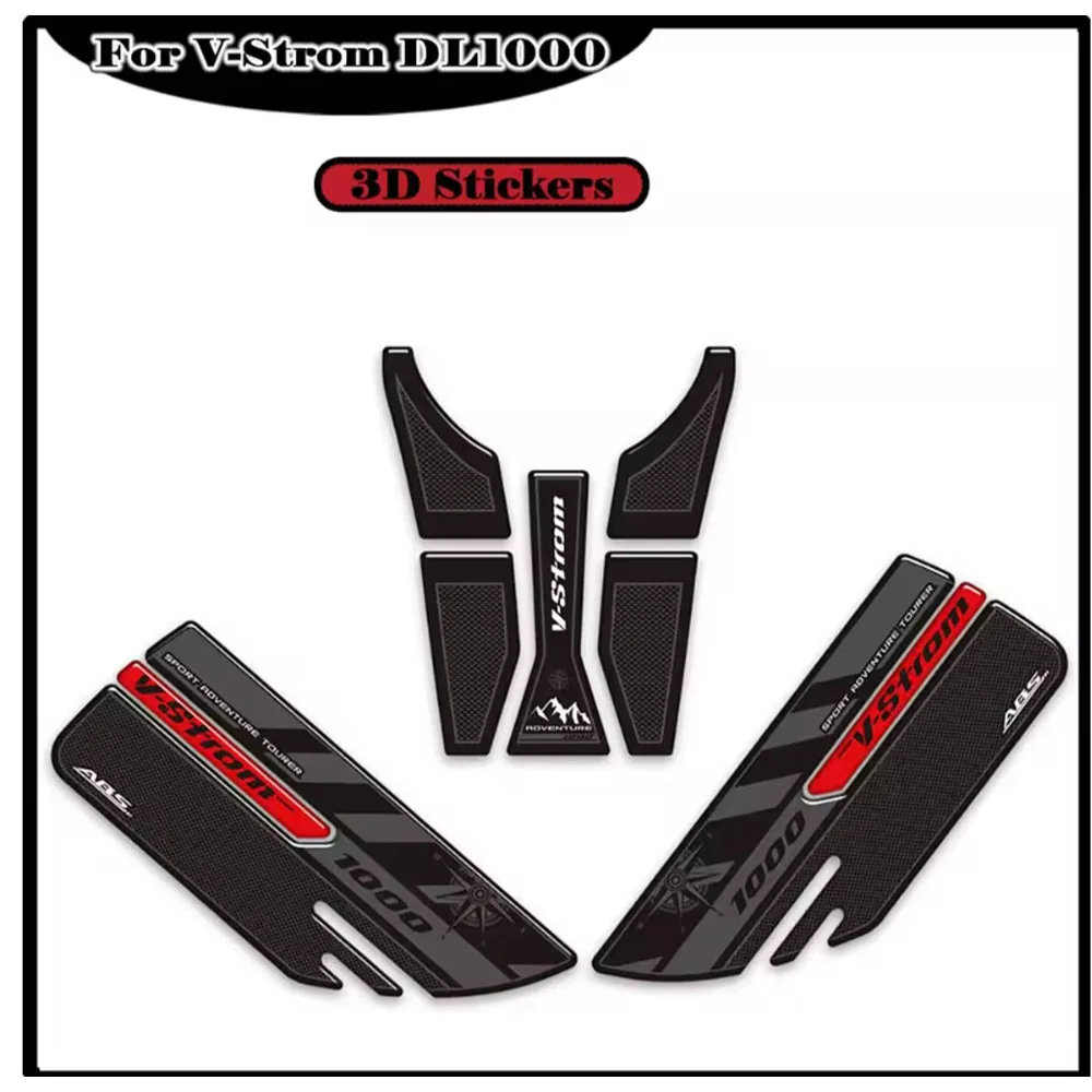 

For Suzuki V Strom VStrom V-Strom DL 1000 XT DL1000 2015-2020 Motorcycle Tank Pad Side Grips Gas Fuel Oil Kit Knee Stickers