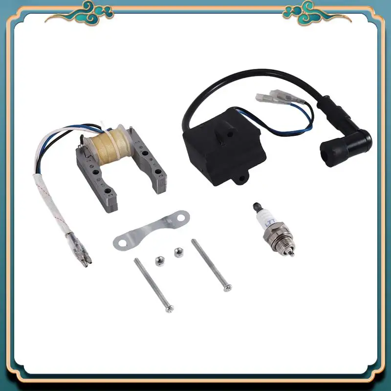 A54p-motor cdi bobina de ignição magneto estator bobina vela de ignição kit para 2 tempos 49cc 50cc 60cc 80cc motor bicicleta