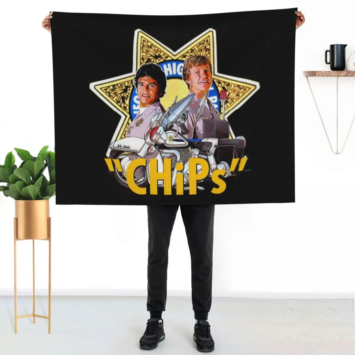 tv series chips Throw Blanket Beach bed plaid for babies Blankets For Sofas Softest Quilt Blankets