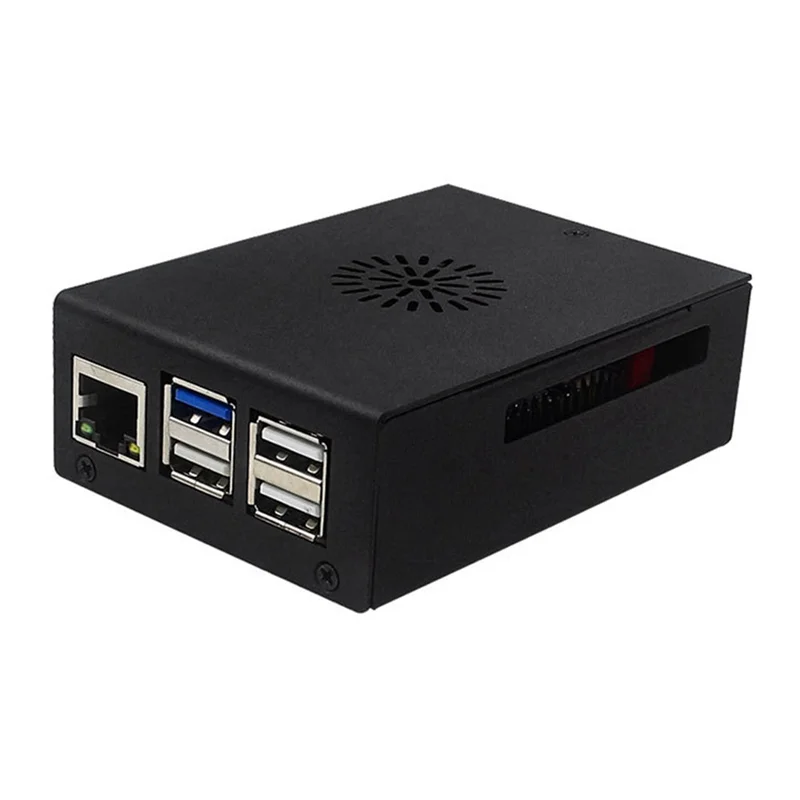 ABDE-For Orange Pi 5Max حافظة واقية للمروحة ذات غلاف معدني متينة ومتينة #5