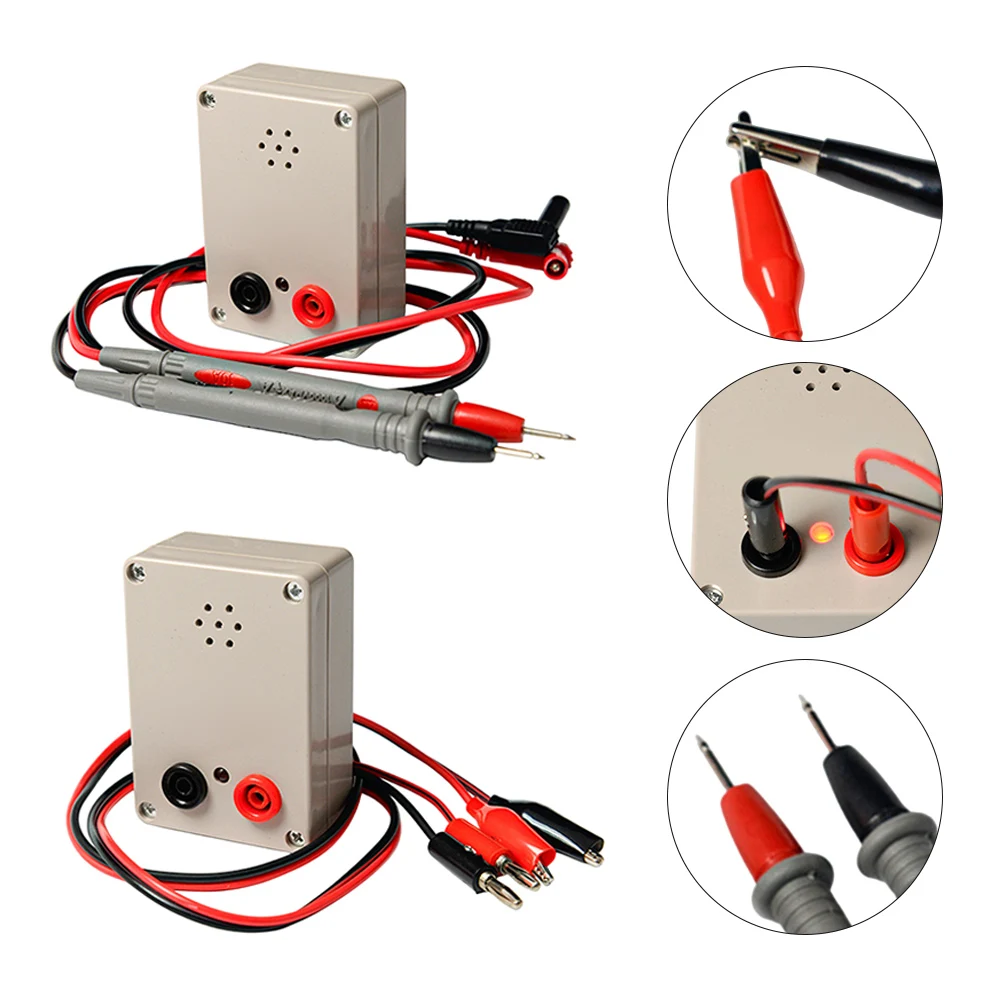 

9V Buzzer Tester Wire Test PCB Cable Switch Products Switch Tester Professional Cable Test Tool Industrial Accessories Kits