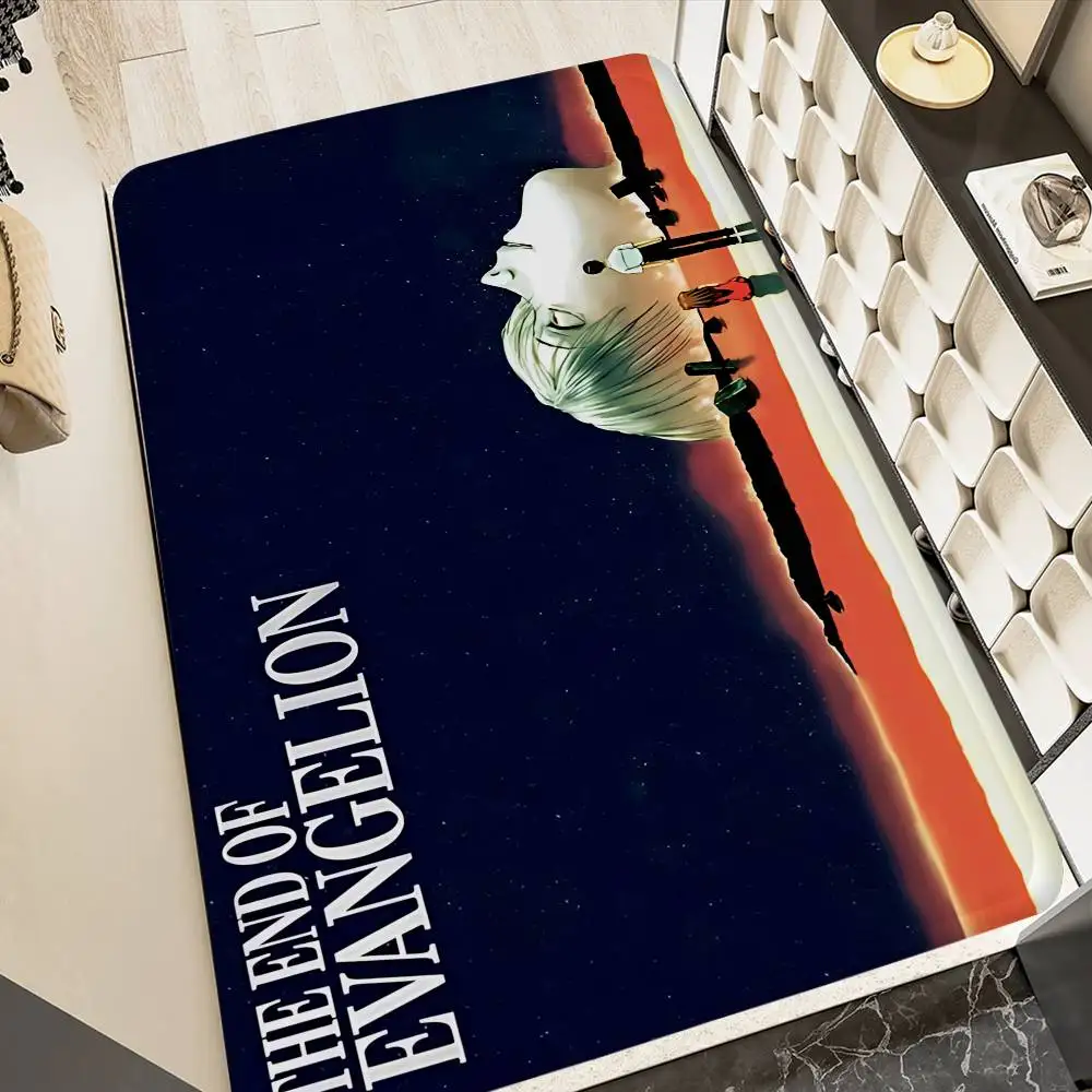 

E-Evangelion Game Floor Carpet Nordic Style Home Doormat Bathroom-Toilet Mats Bedroom Hotel Decor Mat