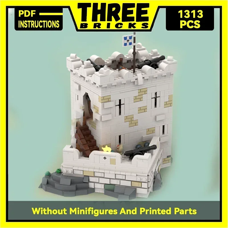 Moc Building Bricks Military castle Model Imperial Coast Fortress Technology Modular Blocks Gift Christmas Toys DIY Set Assembly