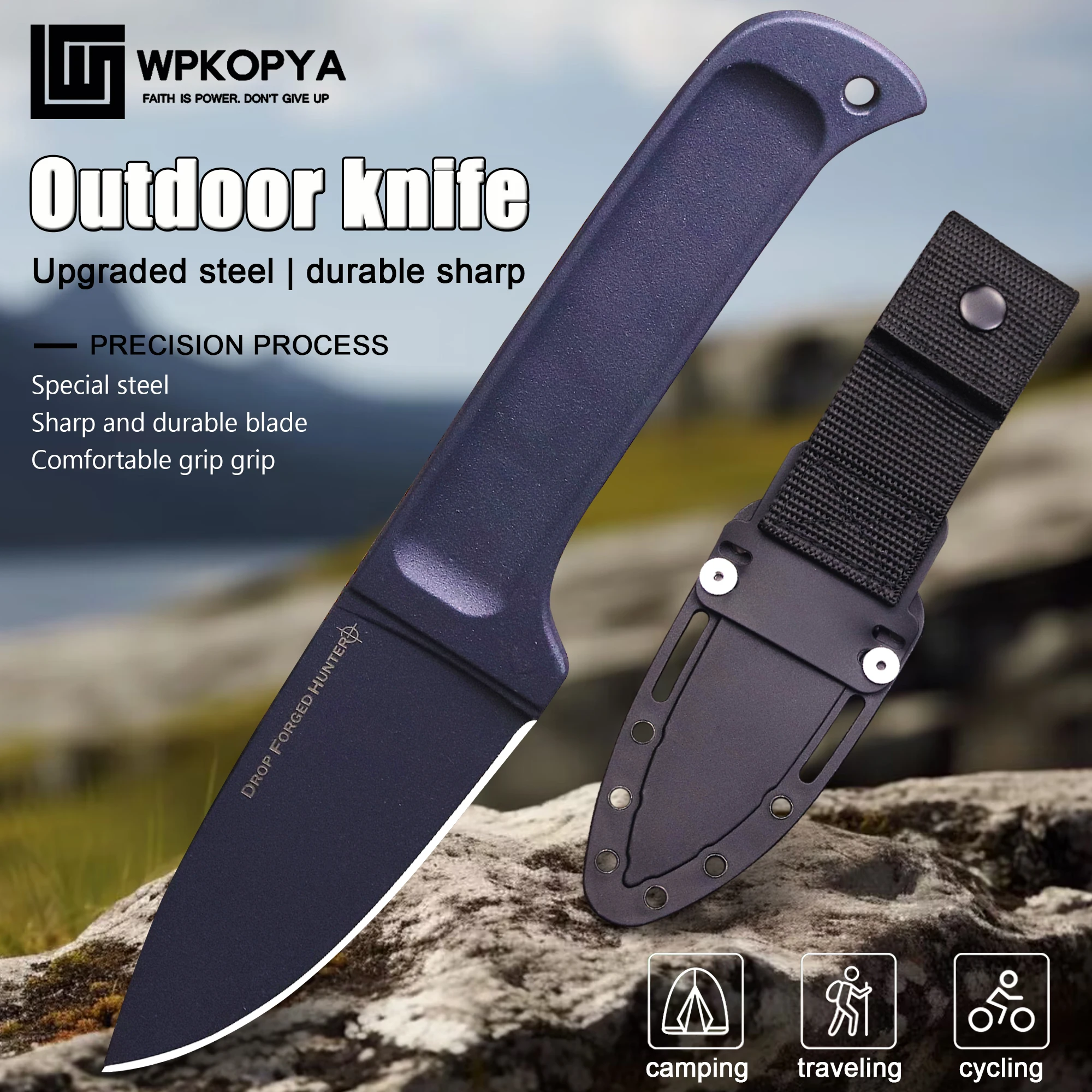 Woodworking Usa - USA full Tang Survival Direct Knife+K