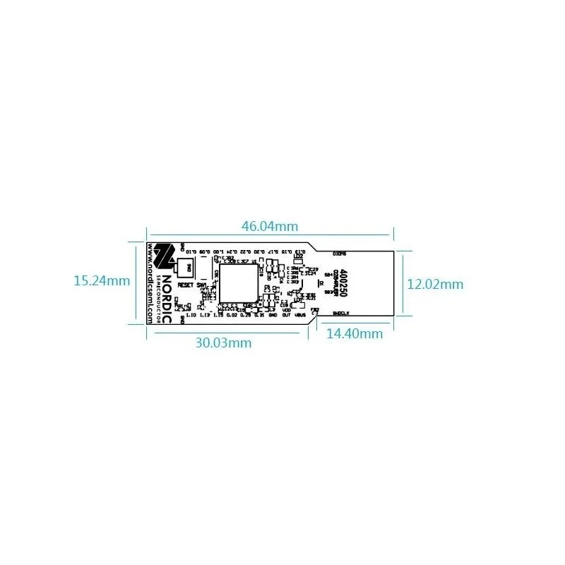 Оригинальный Nordic nRF52840-Dongle USB-ключ для Eval Bluetooth-ключ разработки для Bluetooth Mesh/Thread/Zigbee/ANT/2,4 ГГц