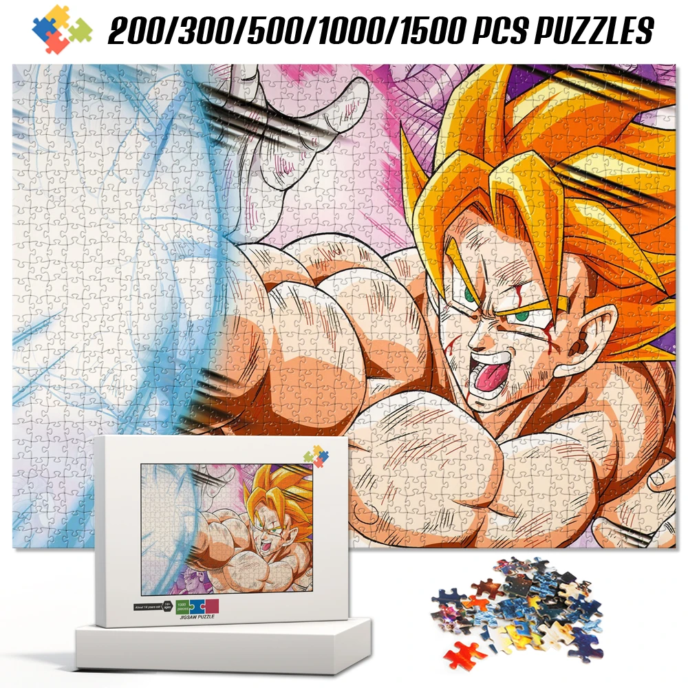 Kids Education Yes - Dbz Goku Super Saiyan Anime Jigsaw