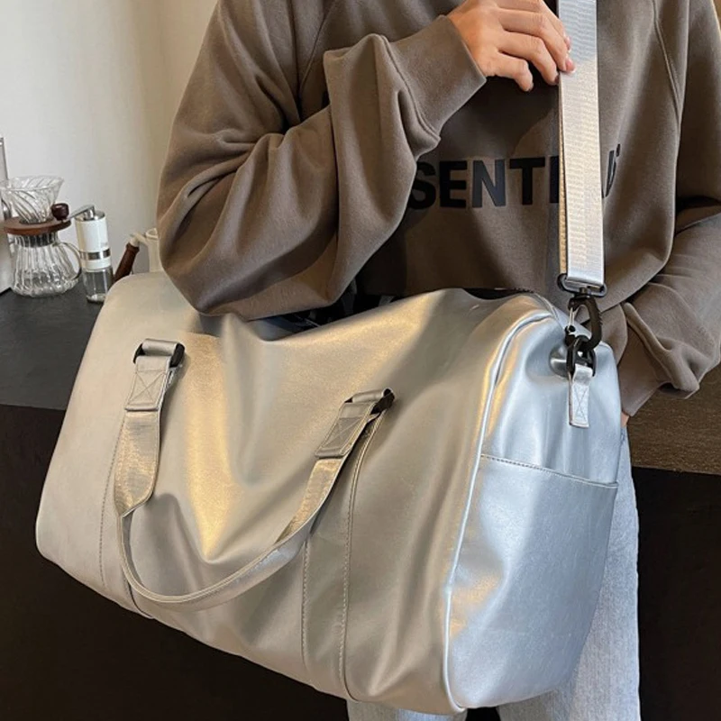 

Girls Luggage Bag Sports Travel Bag Go Out Large Capacity Bags for Woman One Shoulder Handbag Dry Wet Separation Swimming Bag