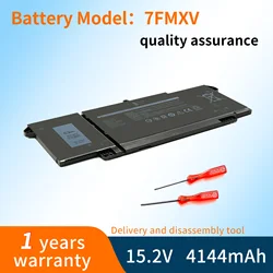 7FMXV 4-Cells 63Wh Laptop Battery for Dell Latitude 5320 7320 7420 7520 Latitude 5320 2-in-1/7320 2-in-1/7420 2-in-1 Series 727C