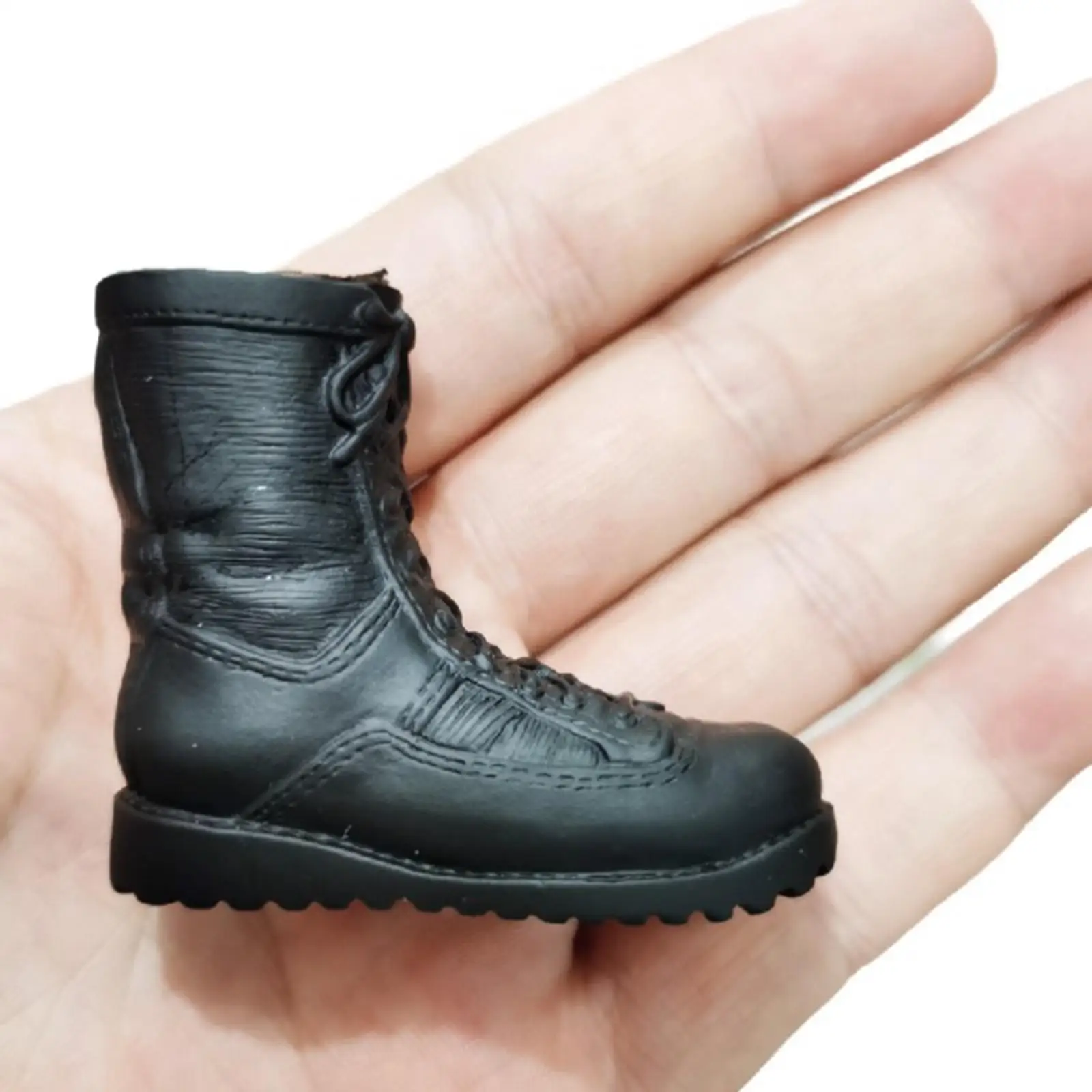 1:6 Man Figure Shoe Combat Boots Formal Mid Calf Winter Boot Fashion Desert Boots Classic for 12'' Male Dolls Costume Accessory