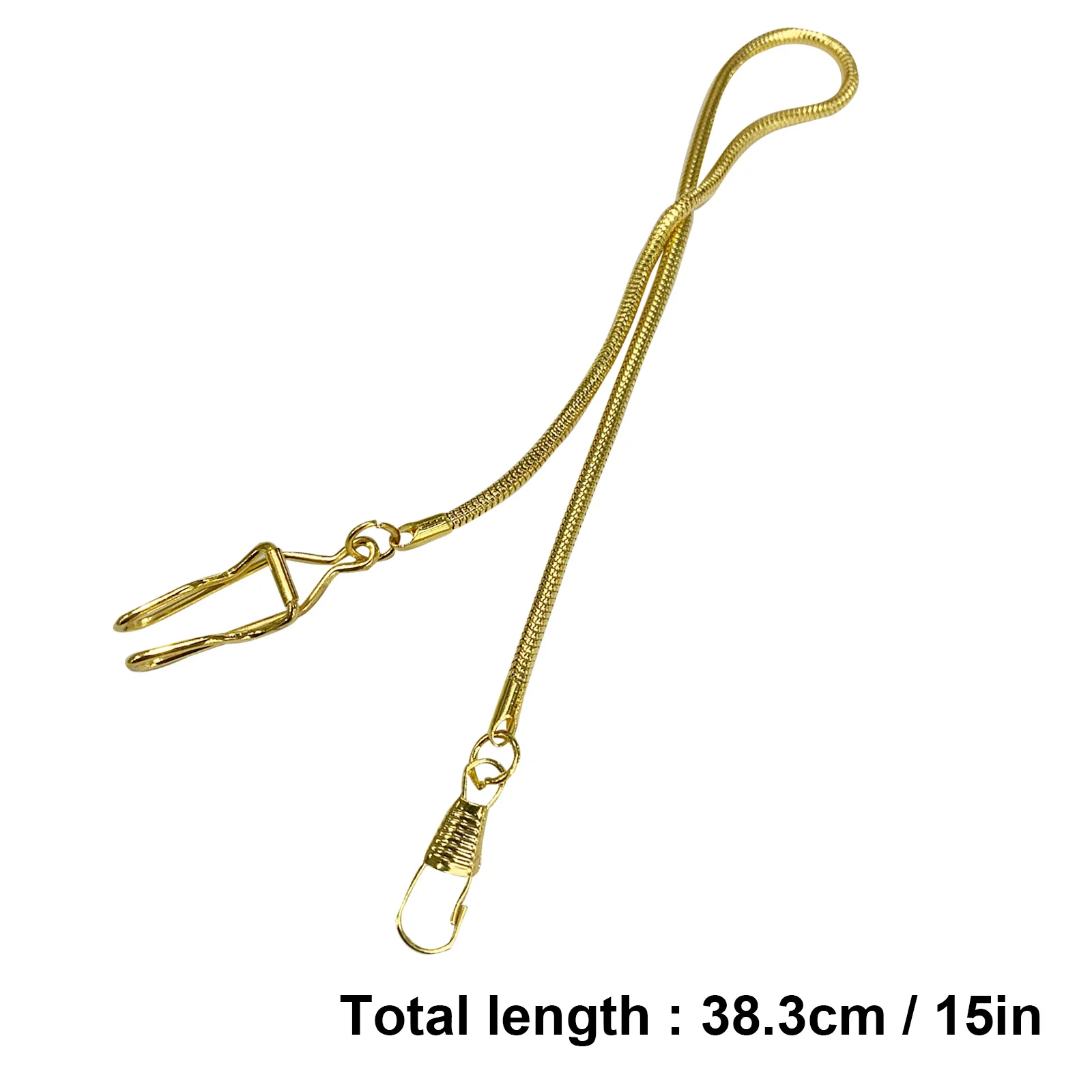 1pc 37Cm Pocket Watch Chain Metal Belt Pocket Watch Chains Chain For Keys Wallets Retro Decor Mens Womens Gift