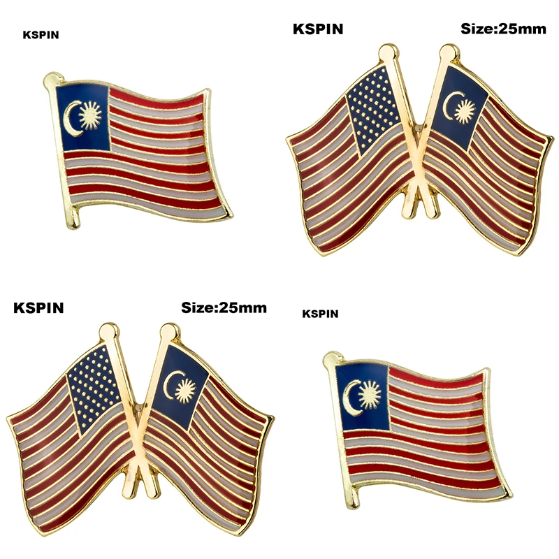 Malaysia flag pin lapel pin badge Brooch Icons KS-0114