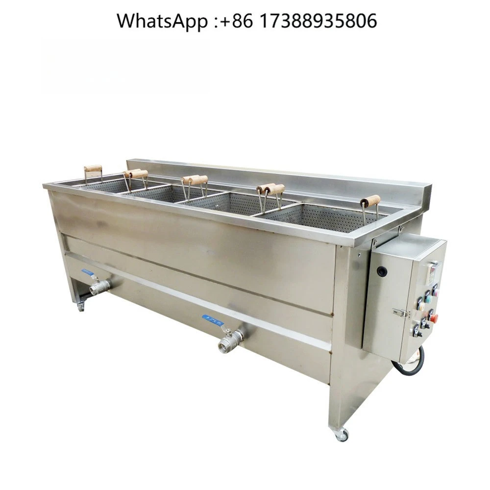 Easy Use Lobster Blanching Machine  Chickpea Haricot Bean Board Bean Red Kidney Bean Precooking Machine Yam Blanching Machine