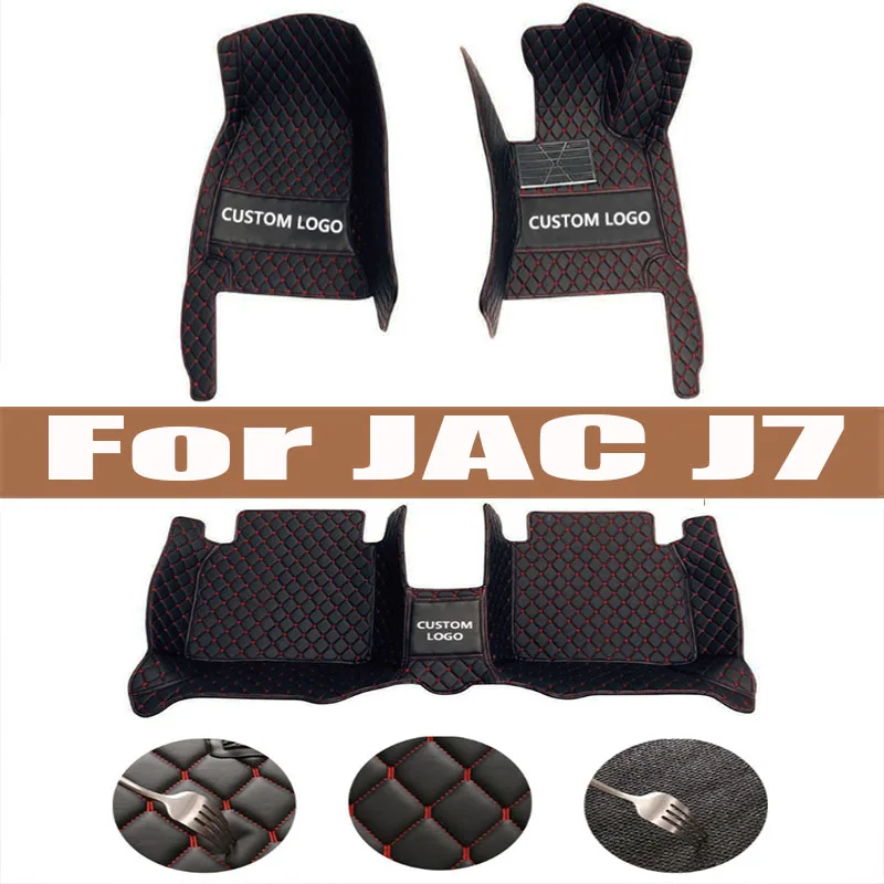 

Car Floor Mats For JAC J7 2020 Custom Auto Foot Pads Automobile Carpet Cover Interior Accessories