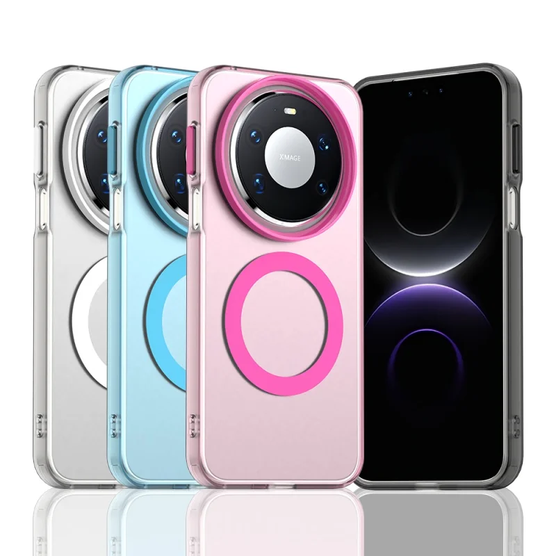 Funda para Huawei Mate 80 Pro, Carcasa para Huawei Mate 80 Pro Max, Resistente a Impactos, Carga Inalámbrica, Magnética Anular, Mate 80