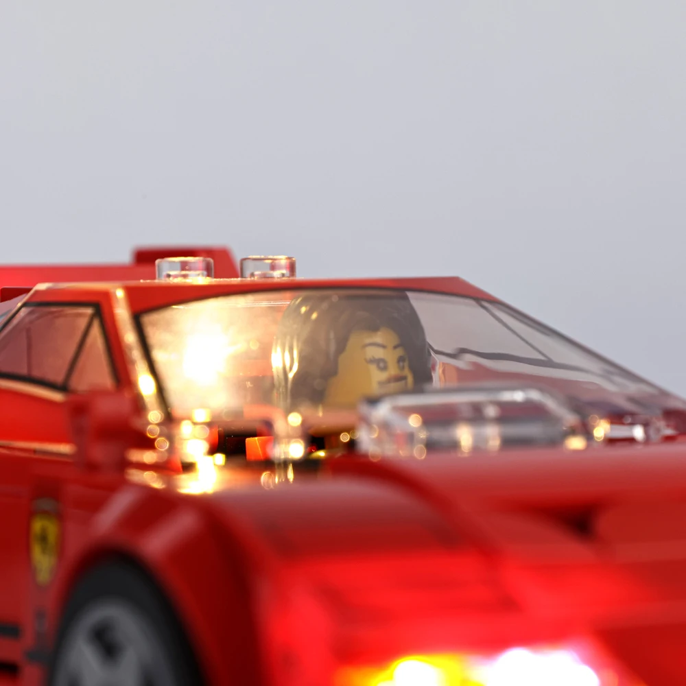 Led Light Kit For 76934 Ferrarises F40 Supercar DIY led Blocks Model Toys Set (Only Lighting Kit No Model)