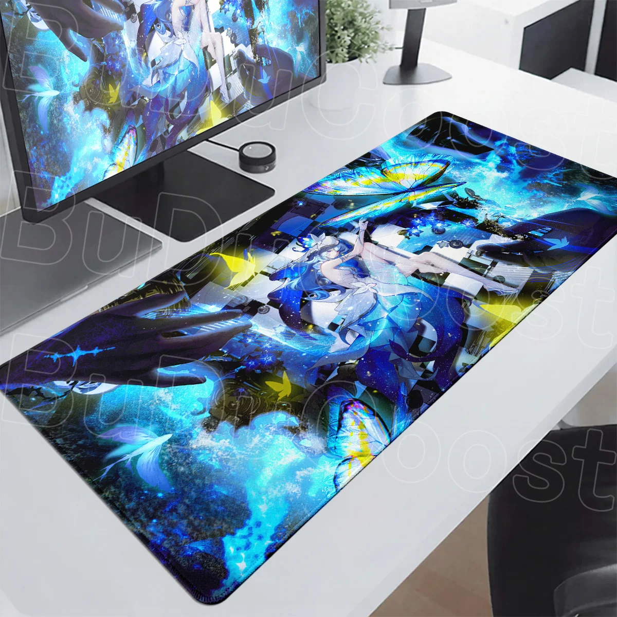 

The Shorekeeper Mouse Mat Speed Gamer Keyboard Xxl Anime Girl Rubber Anti-slip Desk Pad Cute Wuthering Waves Carpet for LOL CSGO