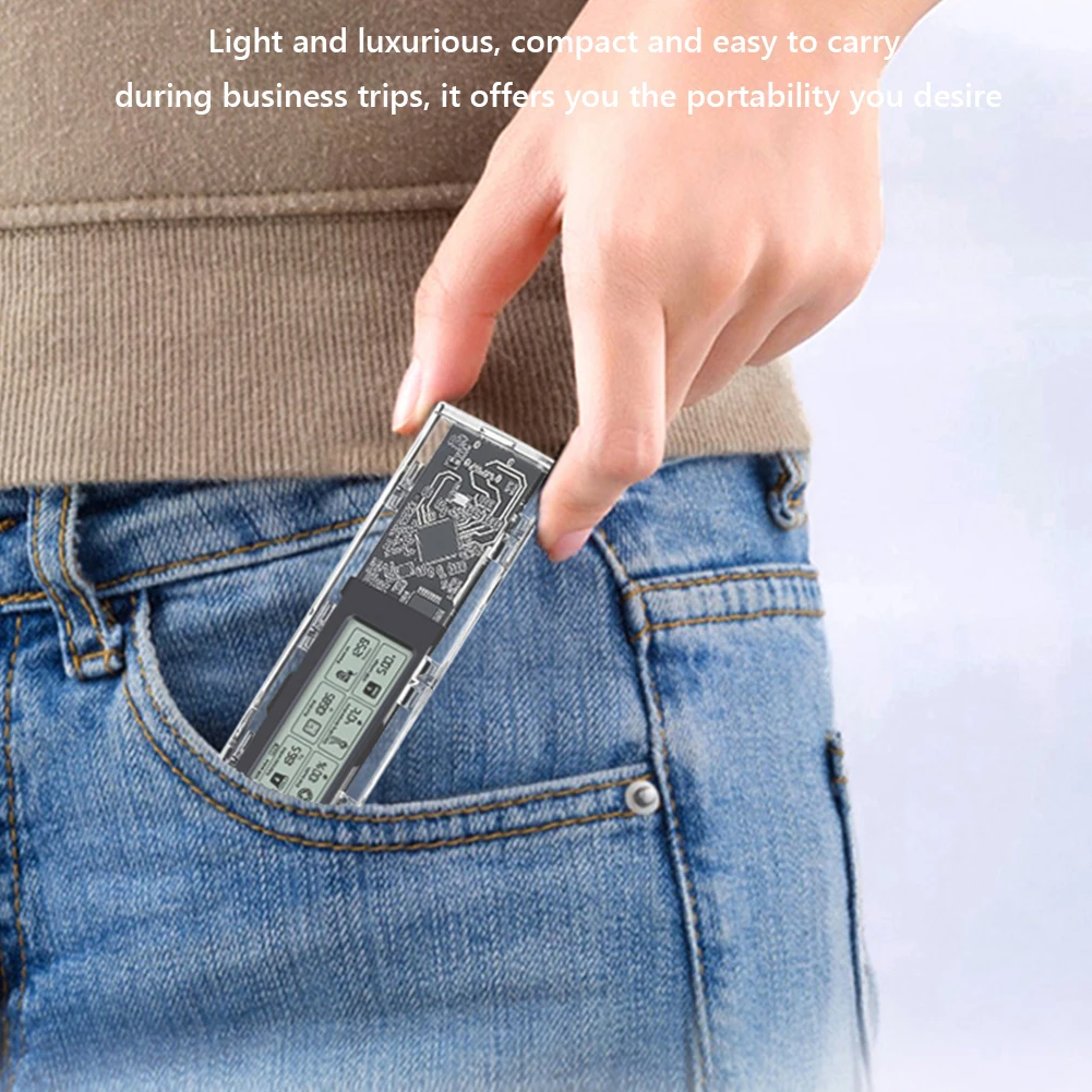 

M.2NVME/NGFF Интеллектуальное цифровое обнаружение здоровья Стабильная передача Typc3.2 Корпус жесткого диска USB Внешний адаптер M.2 SL-TN10-P-AC