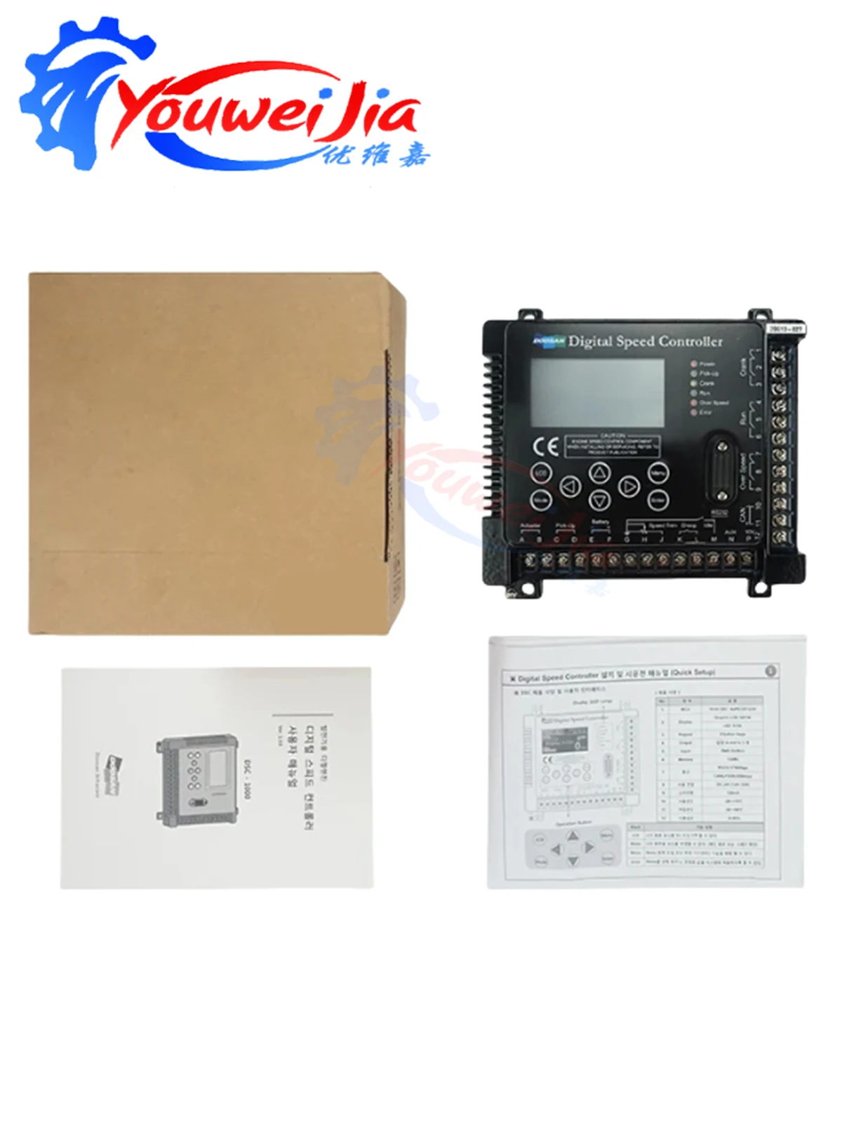 DSC1000 Doosan Daewoo Korean Original Speed Control Board Electronic Speed Controller Model 300611-01127A for Industrial Use