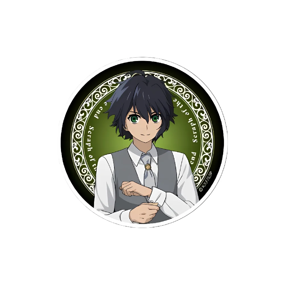 Seraph of the End: Vampire Reign 58mm Badge Mikaela Hyakuya Backpack Decoration Anime Bag Charm Birthday Gift