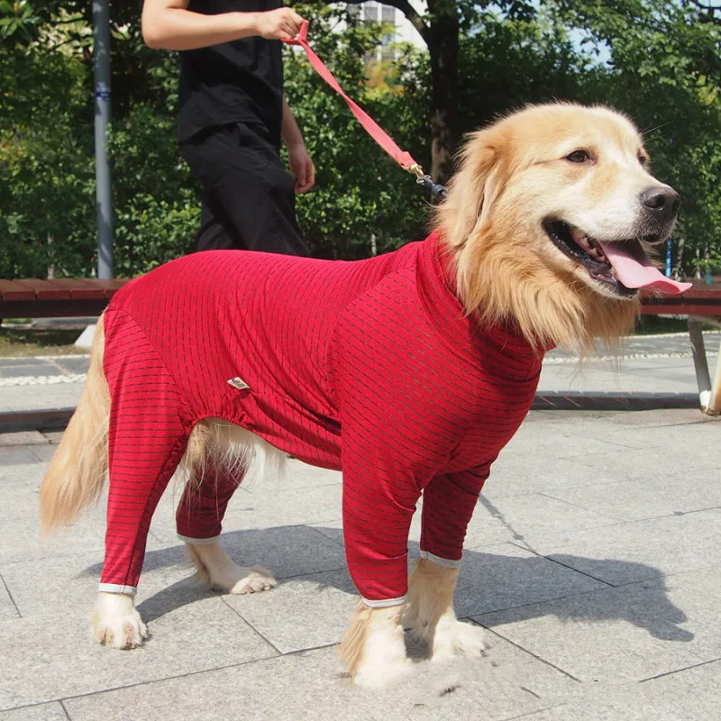 Large Dog Clothing Jumpsuit Pajamas Big Dog Clothes Overalls Romper Corgi Husky Samoyed Labrador Golden Retriever Dog Clothes