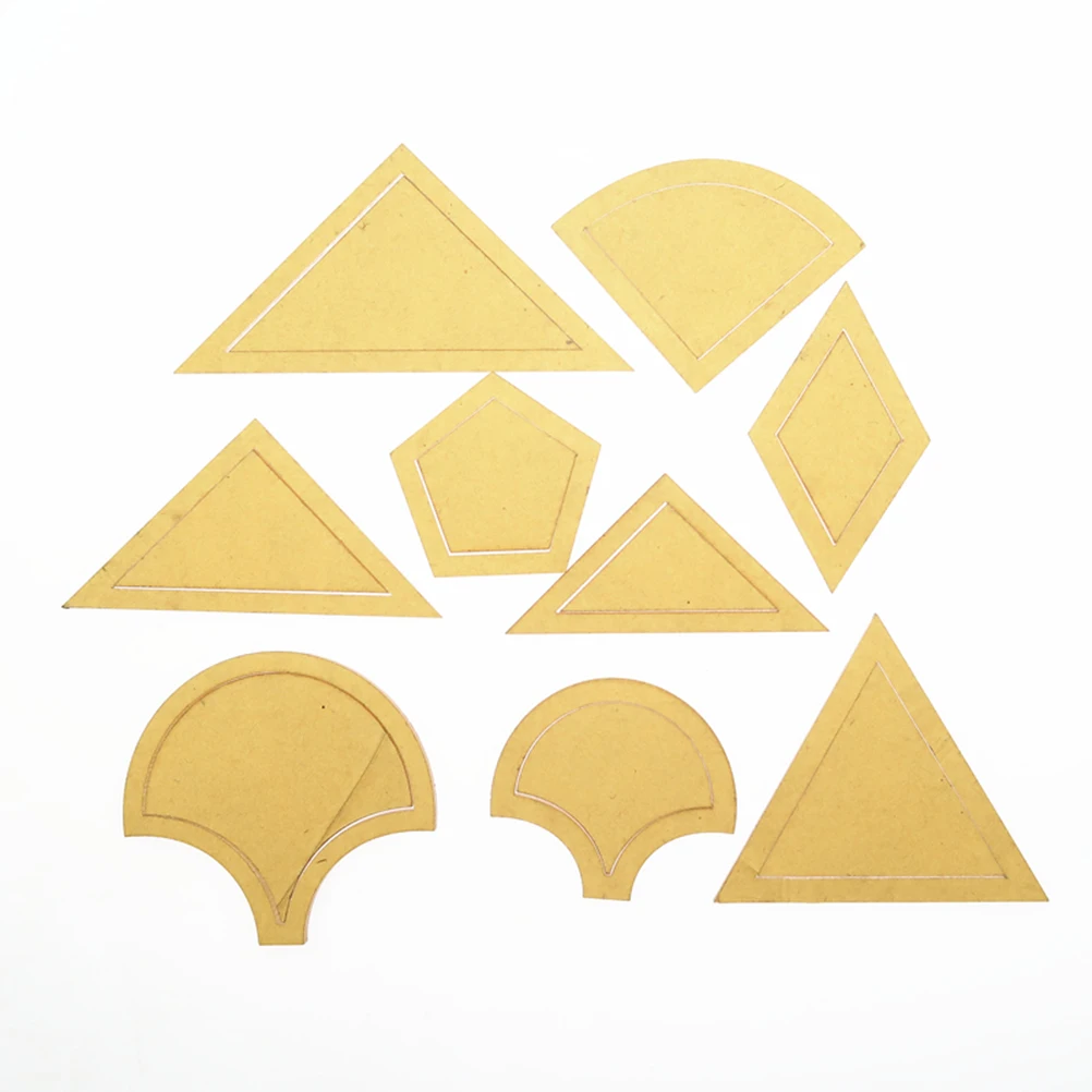 

27 Pcs Patchwork Tool Template Templates Die Quilting Sewing Machine Transparent