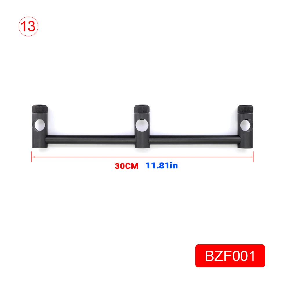 Hirisi Karpfen Angelrute Pod Bank Stick und Buzz Bar Angelrute Rest Kopf Angeln Zubehör 3