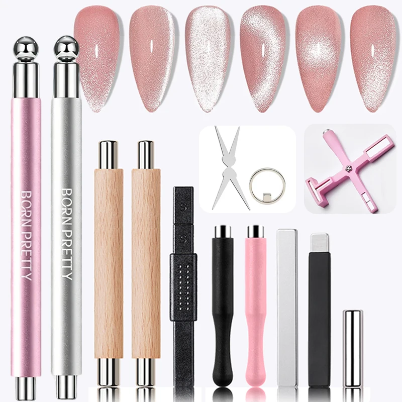 Multi-style Nail Magnet Stick for Cat Magnetic Gel Nail Polish Y-Shaped Nail Art Magnet Tool DIY Manicure Supplies Wholesale