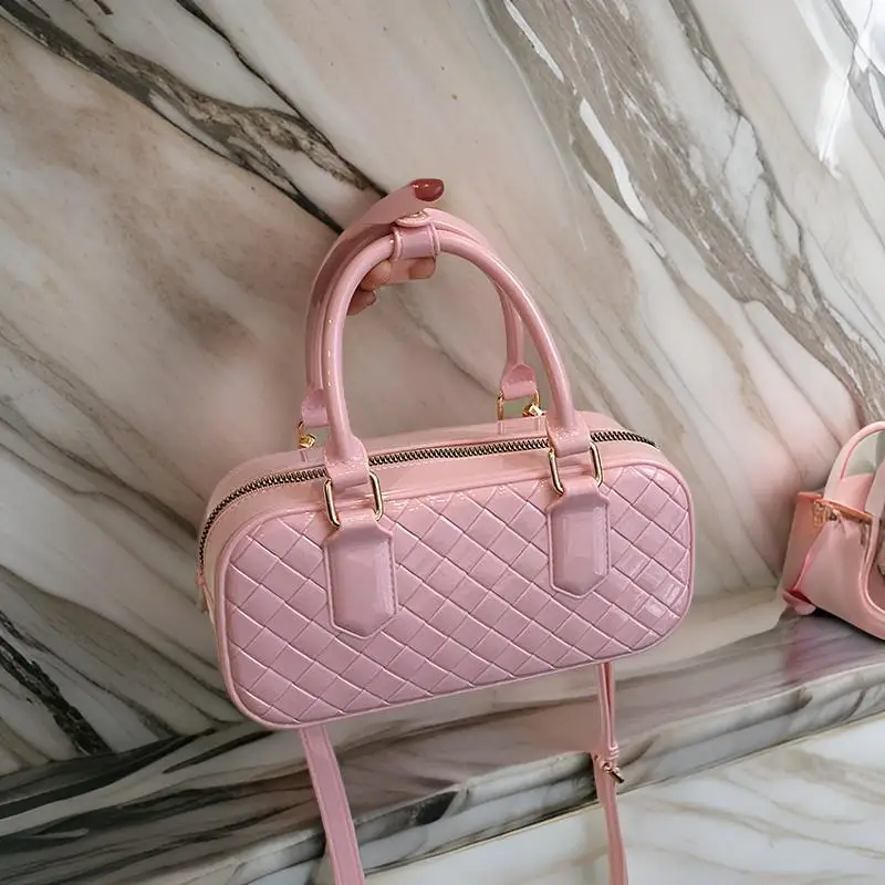 

Шикарная минималистичная женская сумка через плечо из высококачественной кожи, винтажная дизайнерская однотонная модная сумка-шоппер