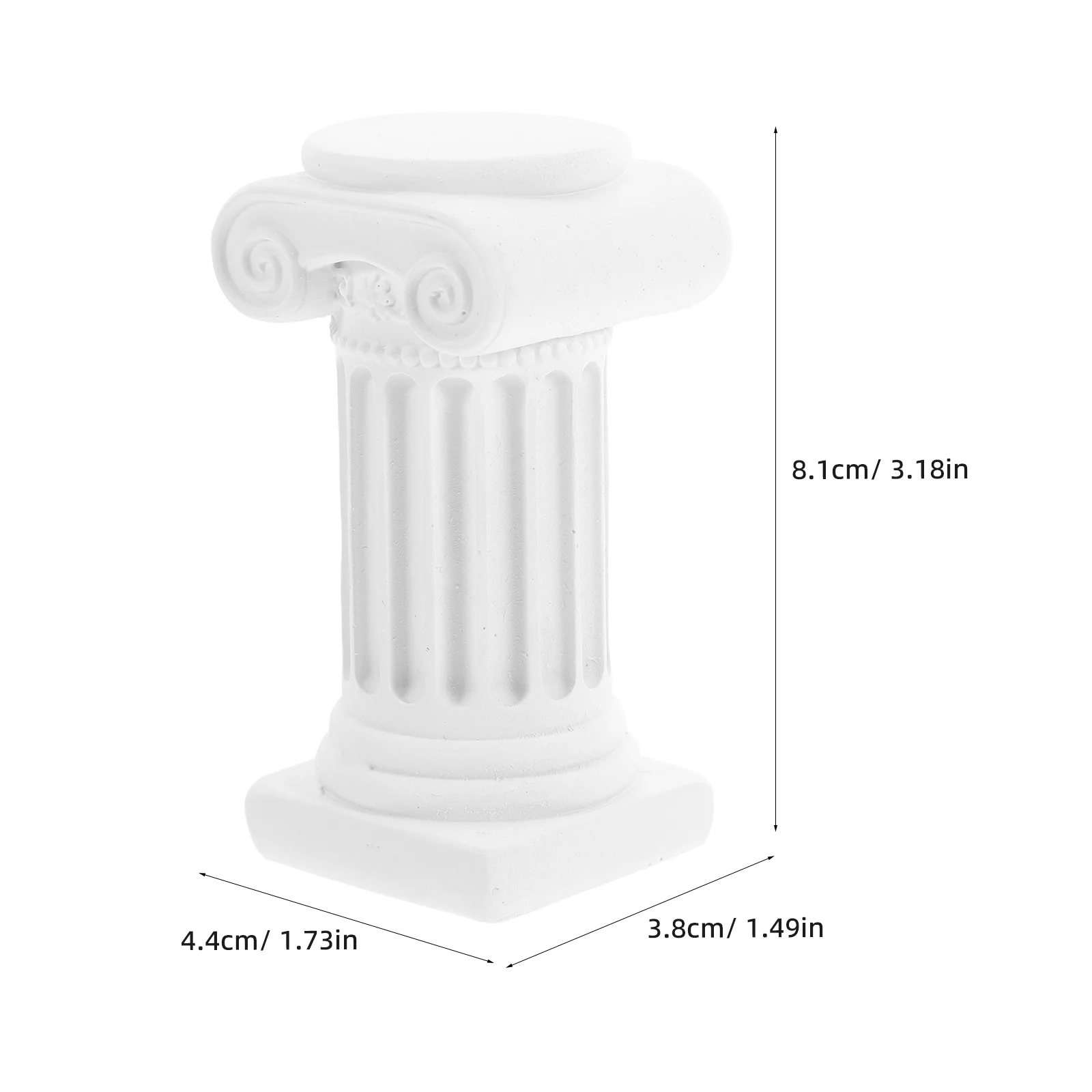 เสาโรมันขนาดเล็ก 1 ชิ้น ทำจากเรซิ่น สำหรับตกแต่งโต๊ะ ถ่ายภาพ งานฝีมือ DIY งานแต่งงาน ตกแต่งบ้าน ฉากจำลองขนาดเล็ก เสาประดับตกแต่งบ้าน