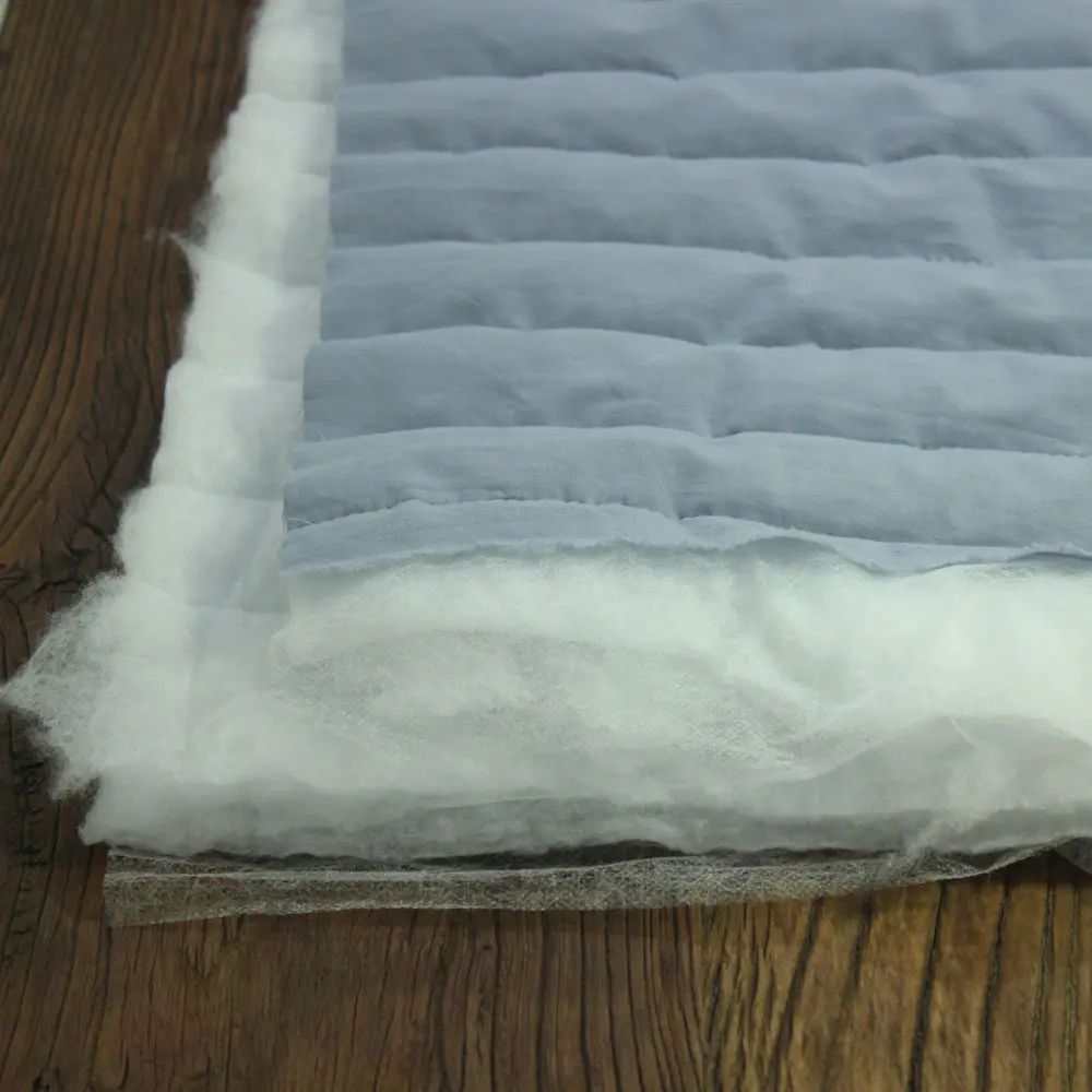1meter Wide Channel Quilted Padded Fabric - 3-Layer Thick Interlining & Lining Material for Thermal Winter Coat