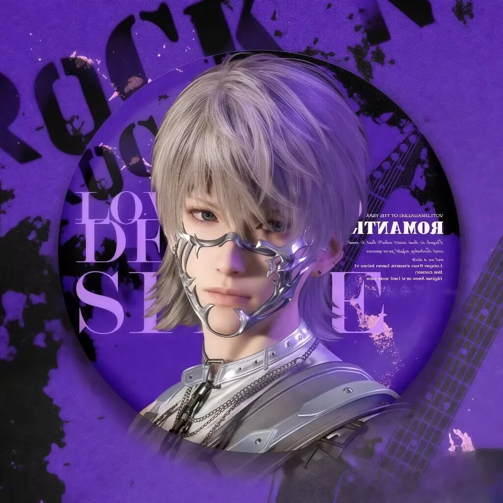 「愛と深宇宙」周辺ロック男性スターシリーズ自作ブリキバーバッジ高外観レベルペンダントギフト Sylus