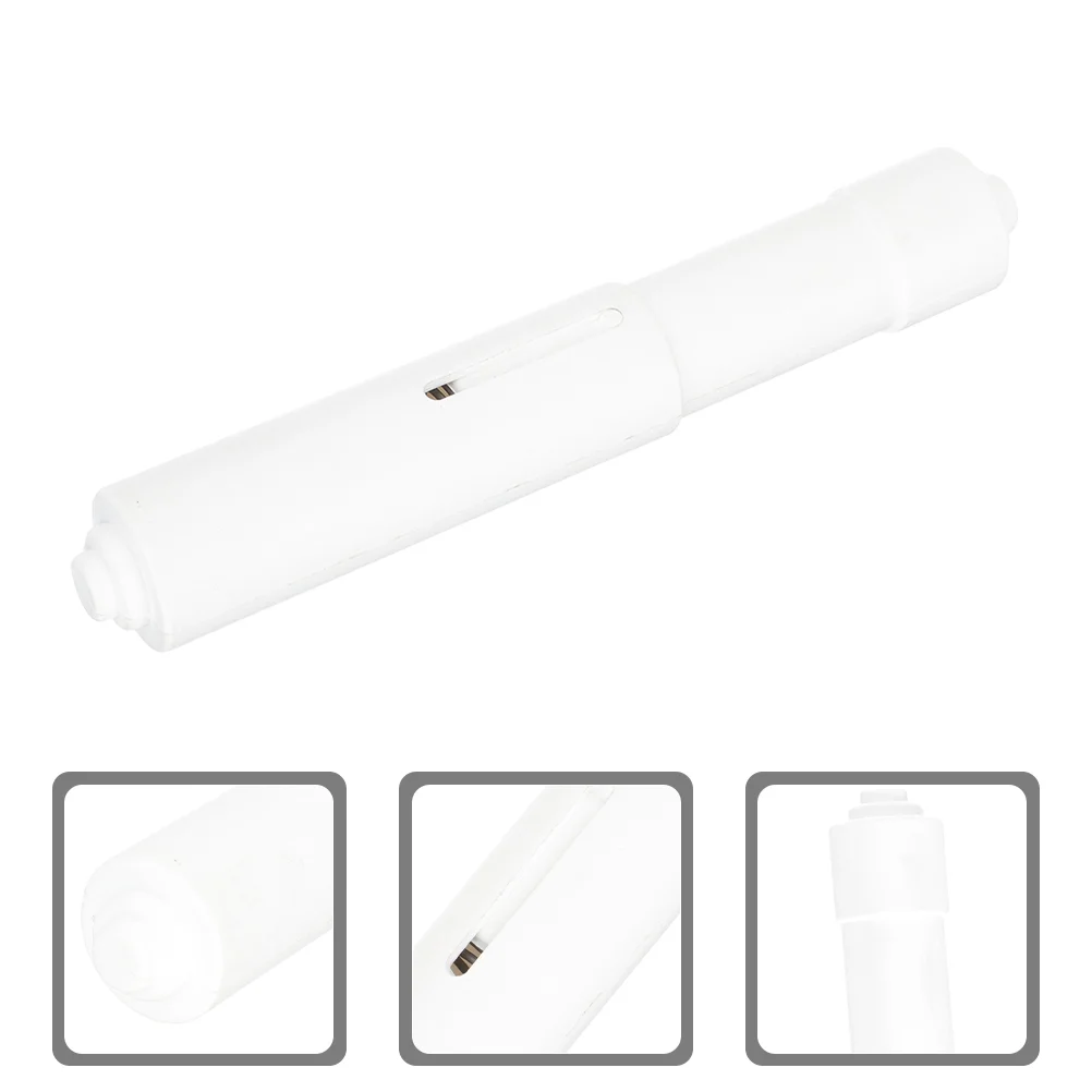 Roll Holder Rotating Shaft Paper for Tissue Toilet Bathroom Plastic Rod Telescopic