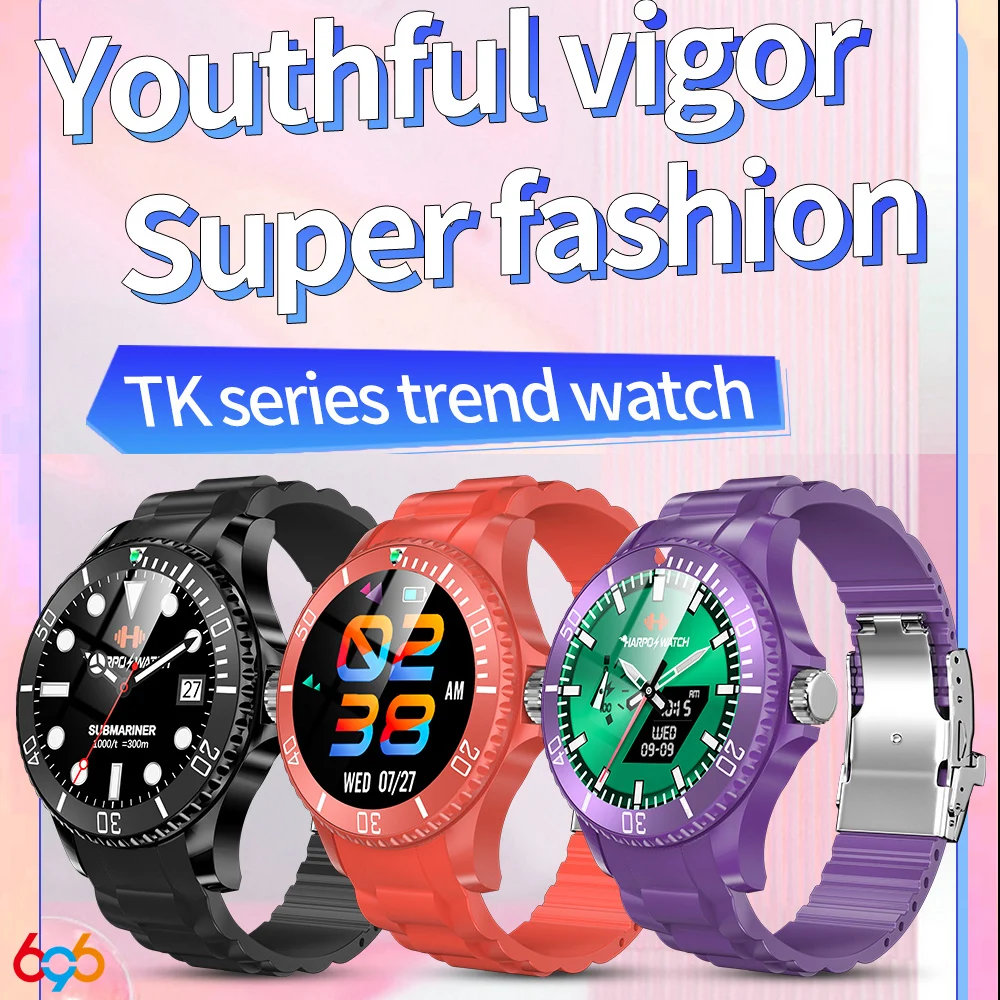 

New Fashion Sports Fitness Tracker Games Smart Watch Heart Rate Blood Oxygen And Pressure Music Men Women Waterproof Smartwatch