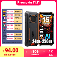 Blackview BV6200 Plus Rugged Smartphone Octa Core T606,8GB + 256GB, Android 15 Outdoor Mobile Phone, 6.56 Inch 90Hz,11000mAh