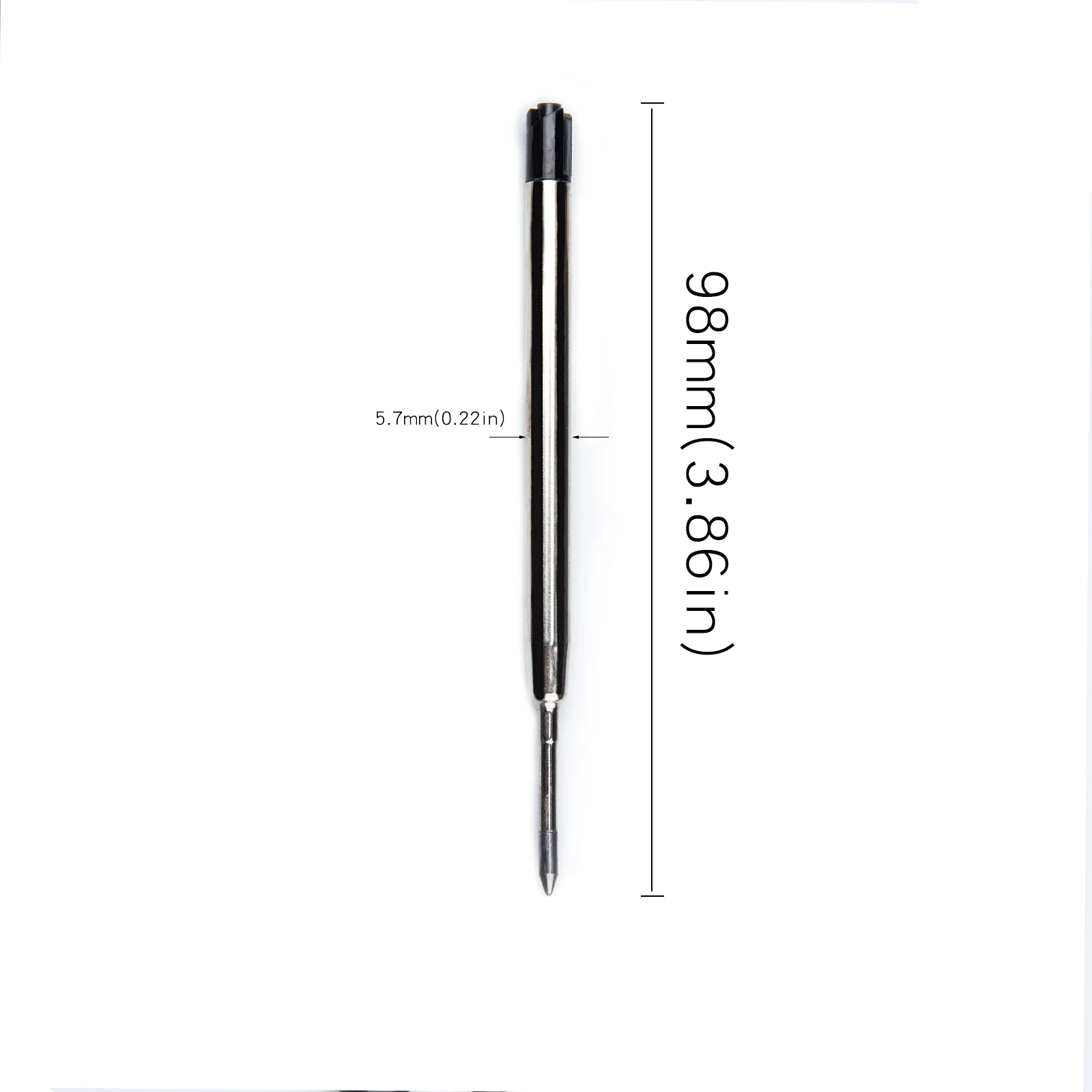 Titanium Ball Pen Business Signing Pen Outdoor Portable Ppen Black Refill  Pen Clip