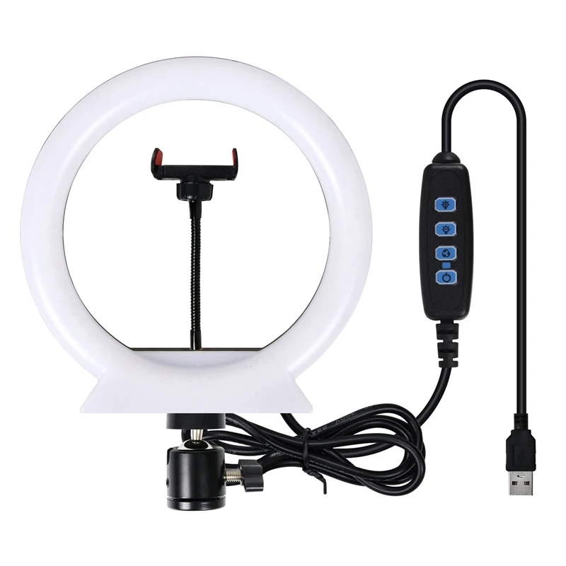 Selfie Ring Light Lamp Fill Light Ringlight With Holder For Live Streaming Studio Video LED Dimmable Photography