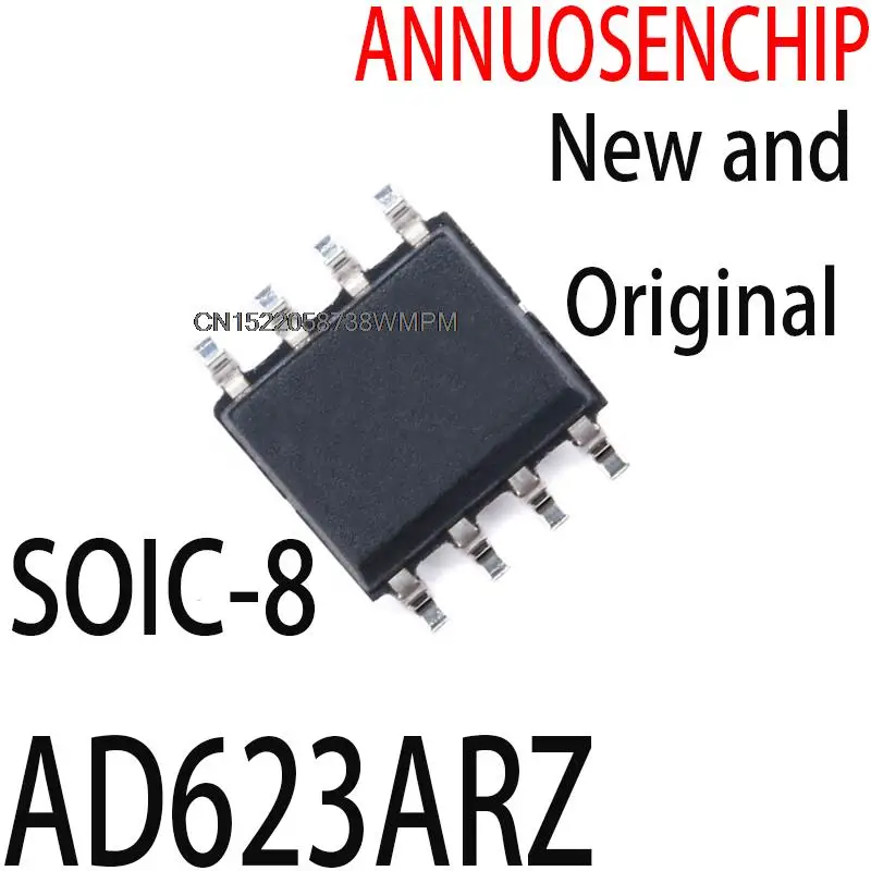 5PCS AD IC OPAMP INSTR 800KHZ RRO SOIC-8 AD623ARZ