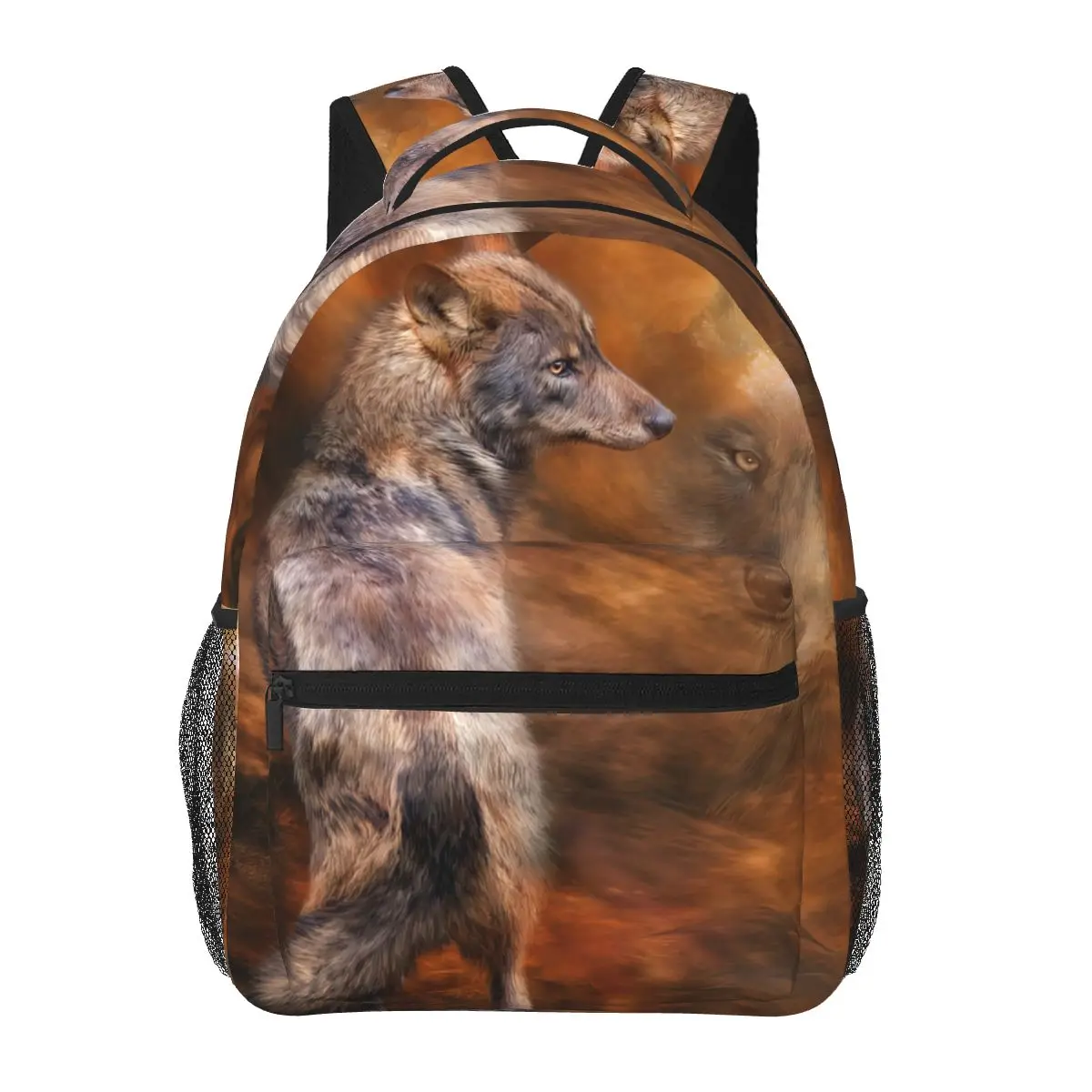 

Spirit Of The Wolf Backpack for Girls Boys Travel RucksackBackpacks for Teenage school bag