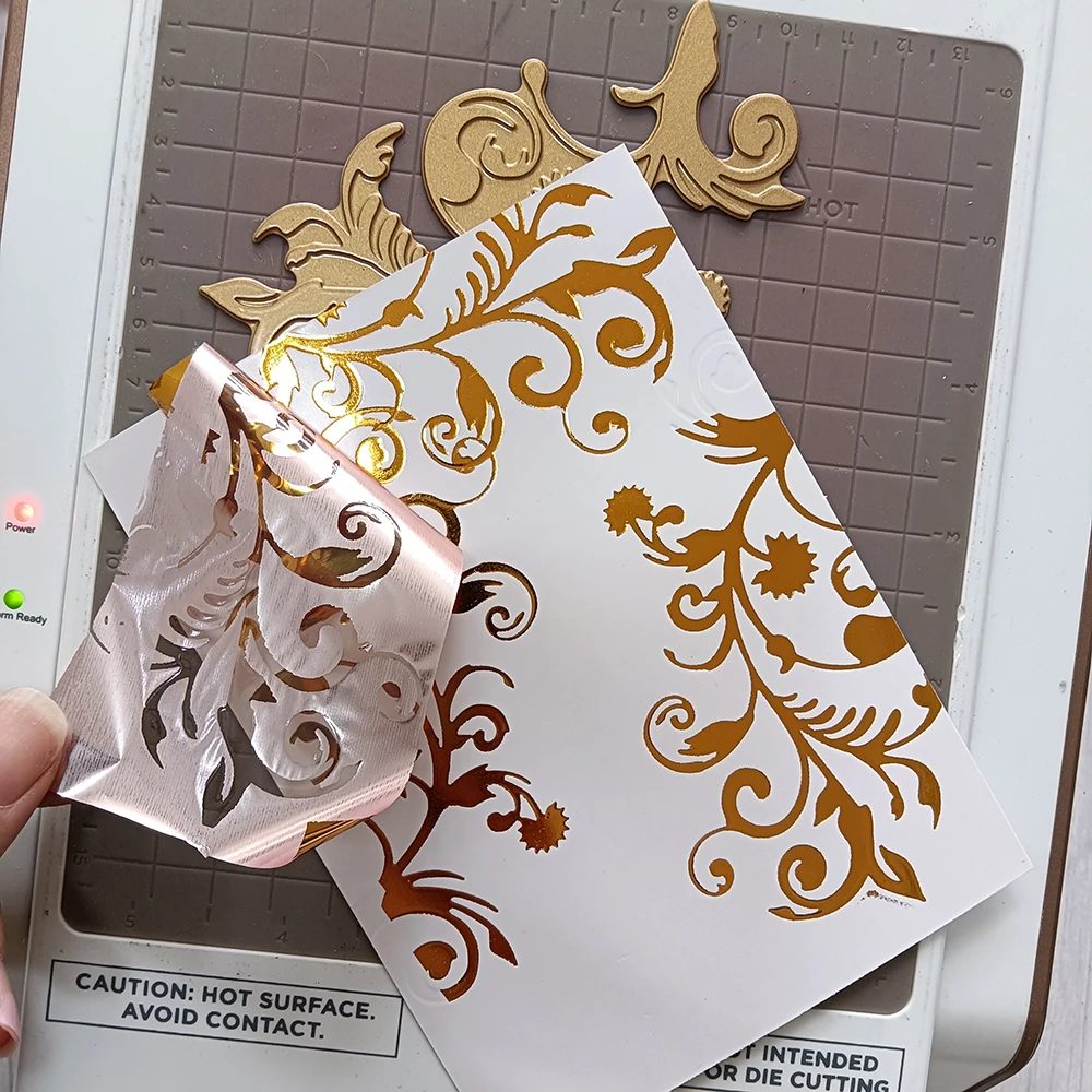 Alinacutle 3M Per Roll Hot Foil Transfer Film Hot Stamping Foil Roll Holographic Stamping Foil For Paper Leather Handmade Craft