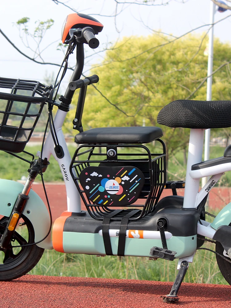 Boîte de rangement pour siège avant de voiture électrique pour enfant, avec batterie pour bébé