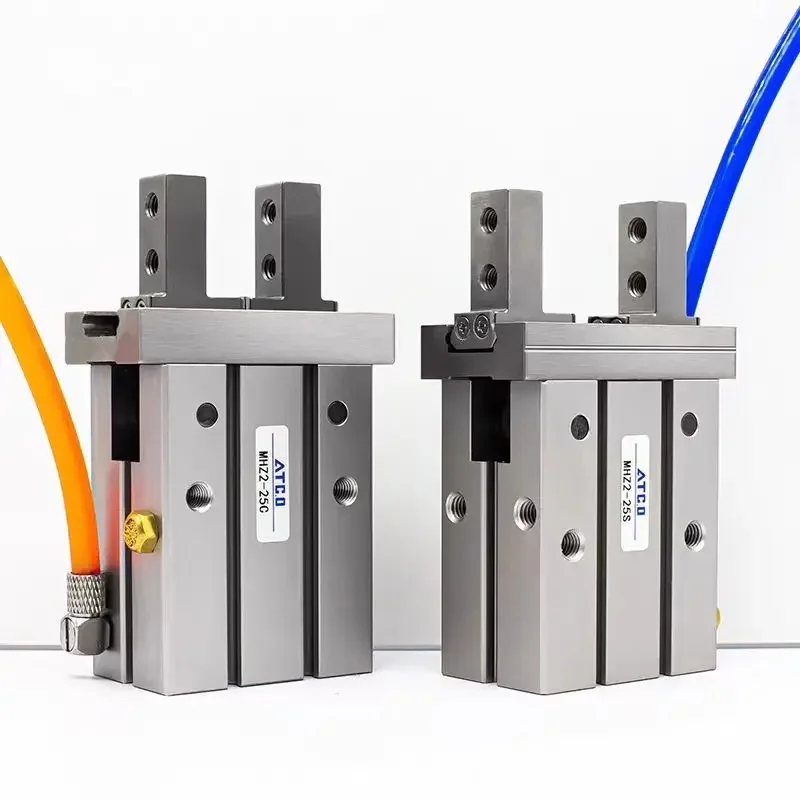 SMC Pneumatic Parallel Air Type Fastener, Aluminum Clamps, Finger Cylinder, MHZ2-10D, MHZ2-16D, MHZ2-20D, MHZ2-25D, 32D, 40D,