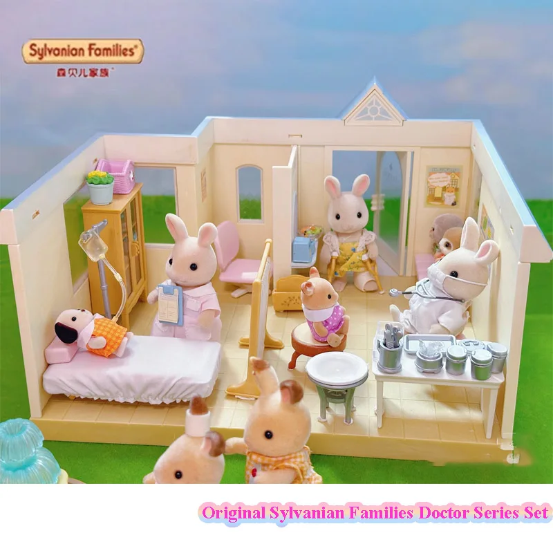 Sylvanian Families Kawaii Figures Ternurines Sylvanian Familiy Doctor Dentist Series Children Toys Decoration Birthday Gift