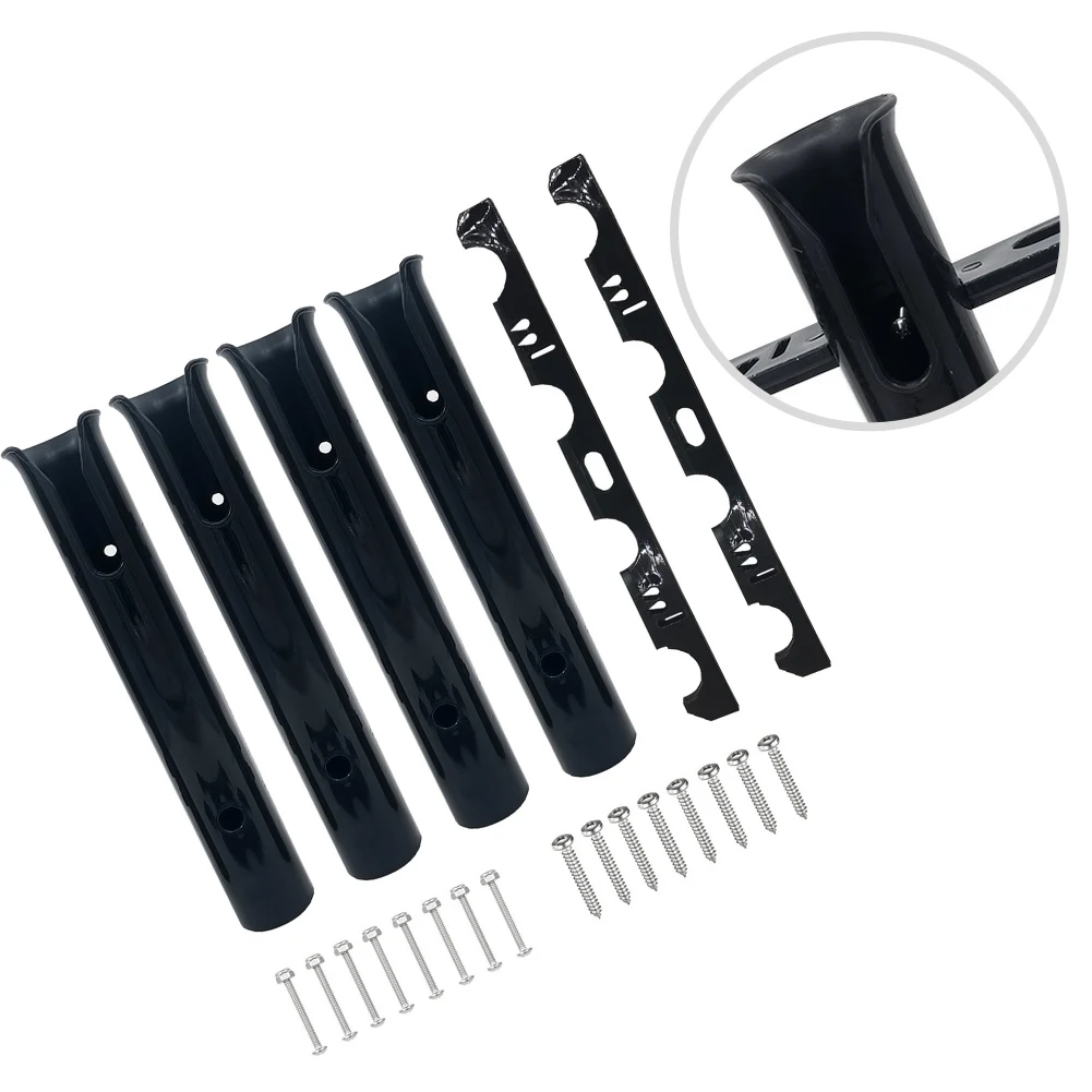 

Yacht Mount Fishing Rod Holder Marine-grade Plastic Plastic Construction Compact Design Easy Installation For Yachts