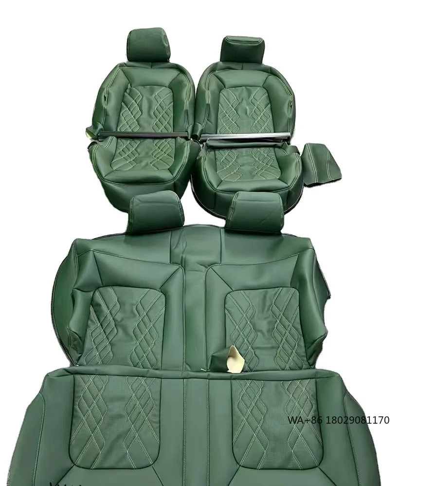 

Custom Green Nappa Leather Full Replacement Car Seat Cover For Beetle